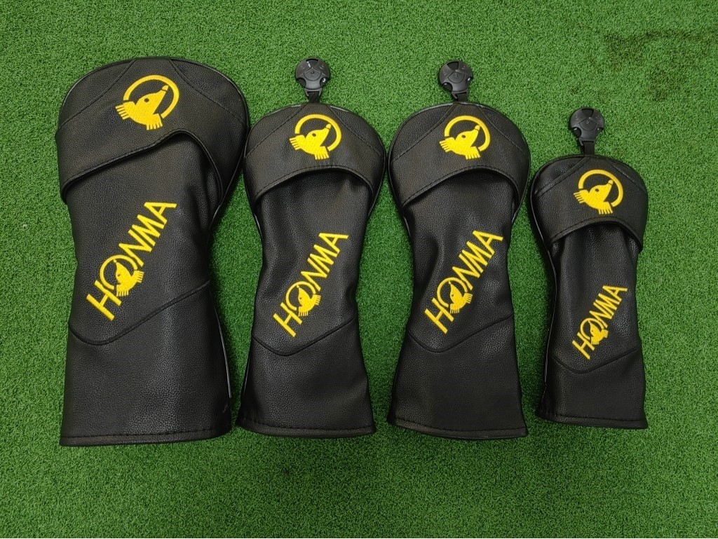 Set 7 Impugnature Honma Gomma Standard Nero – Made In Japan Per Mazzi Da Golf Professionisti