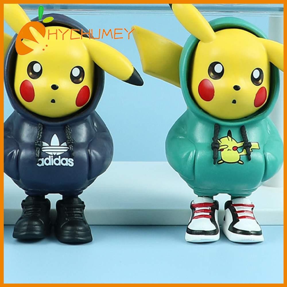 Pikachu Collectible Figure In Pvc With Adorable Hoodie Styles Fans For ...