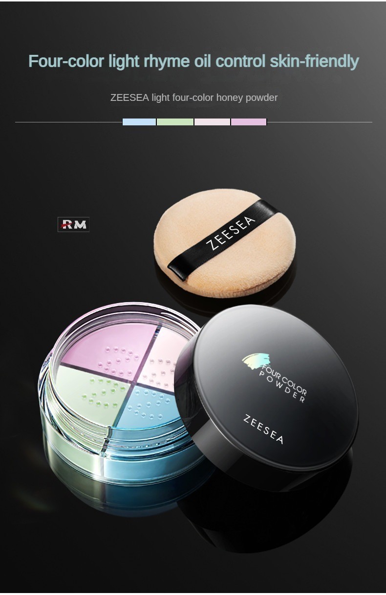 ZEESEA Four Color Loose Powder Setting Powder Long-Lasting Oil Control ...