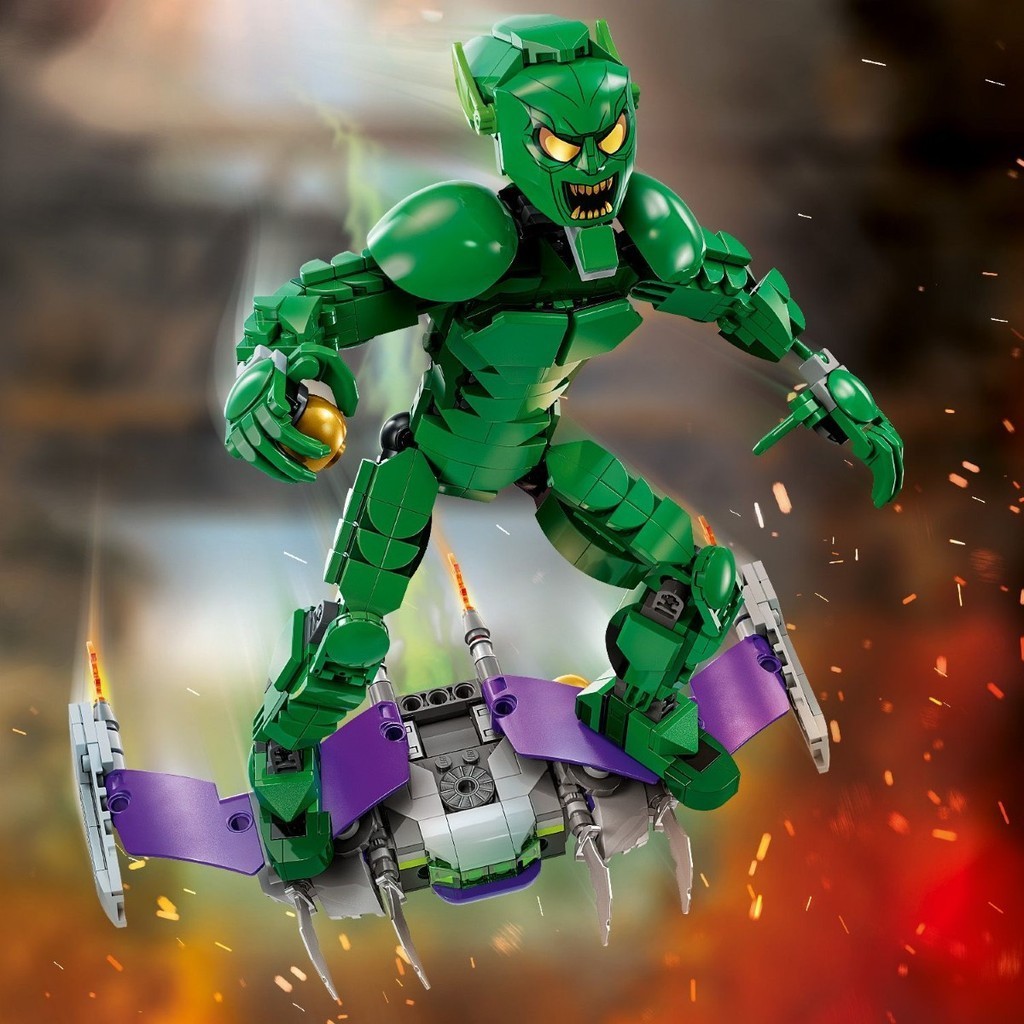 LEGO 76284 Marvel Green Goblin Construction Figure Building Toy Set ...