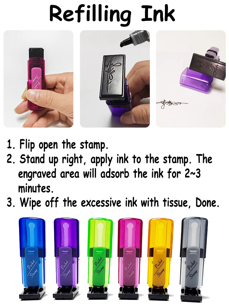 Preink Flip Open Pocket Stamp | Shopee Malaysia