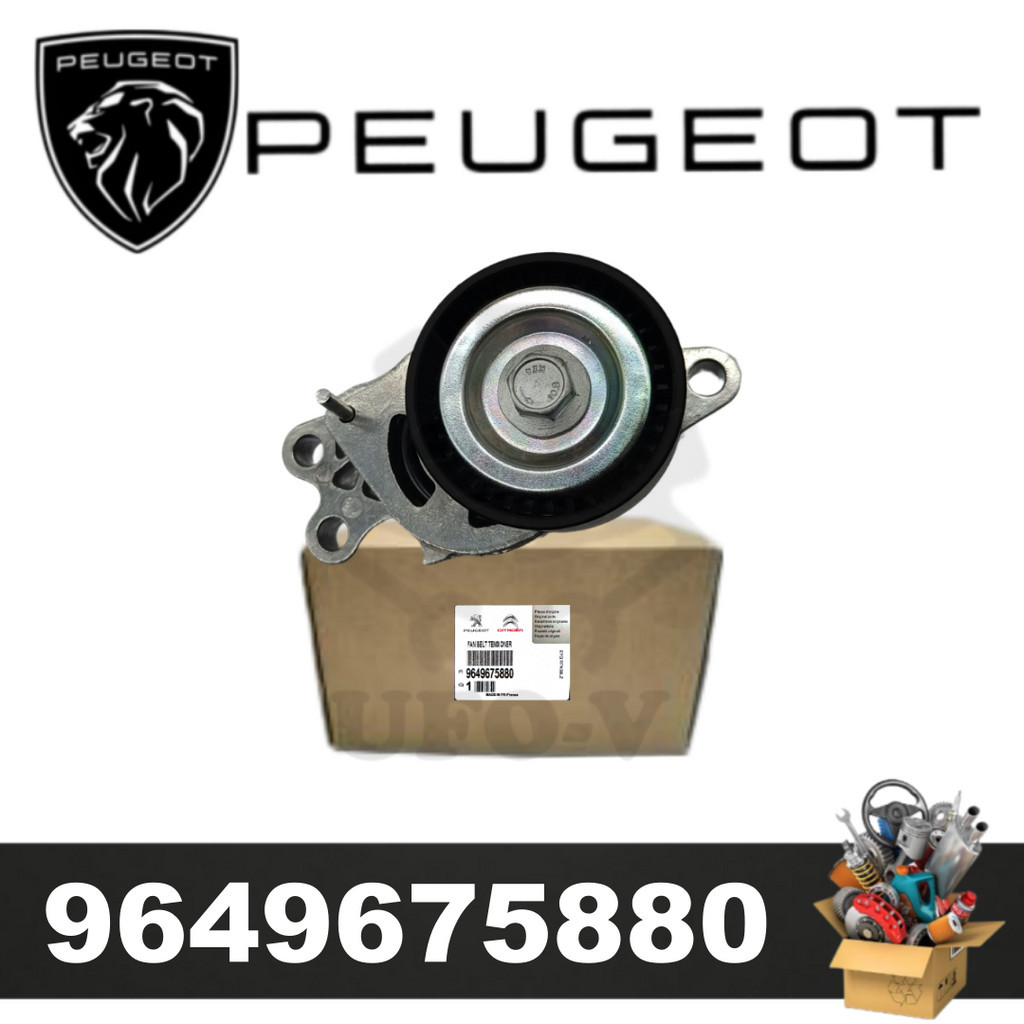 9649675880 Fan Belt Tensioner For Citroen Berlingo, Peugeot 206 207 307 ...