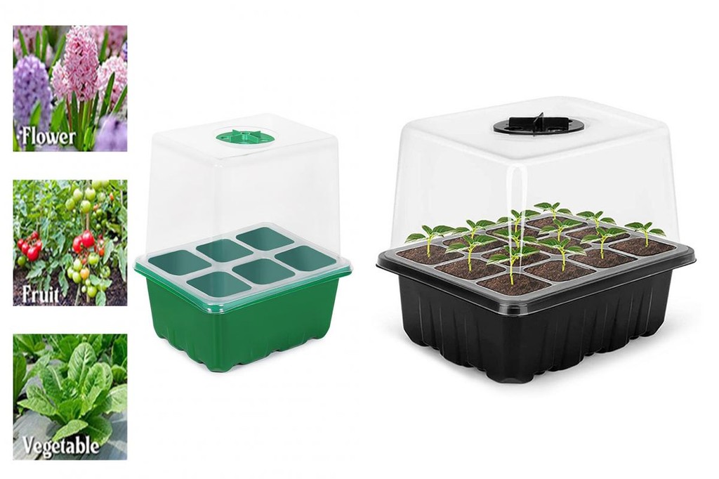 COCO Indoor Seeds Germination Tray Seedlings Propagation Box with Vents ...