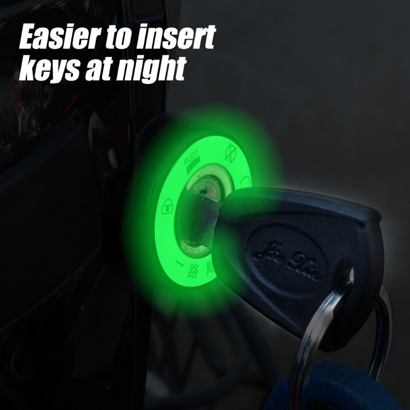 Switch Ring Fluorescent Sticker - Luminous Keyring Sticker ...