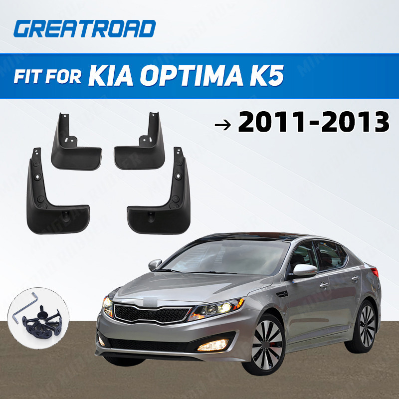 4pcs Car Mud Flaps for Kia Optima K5 2011 2012 2013 sx Front Rear Fender Flares Splash Guards