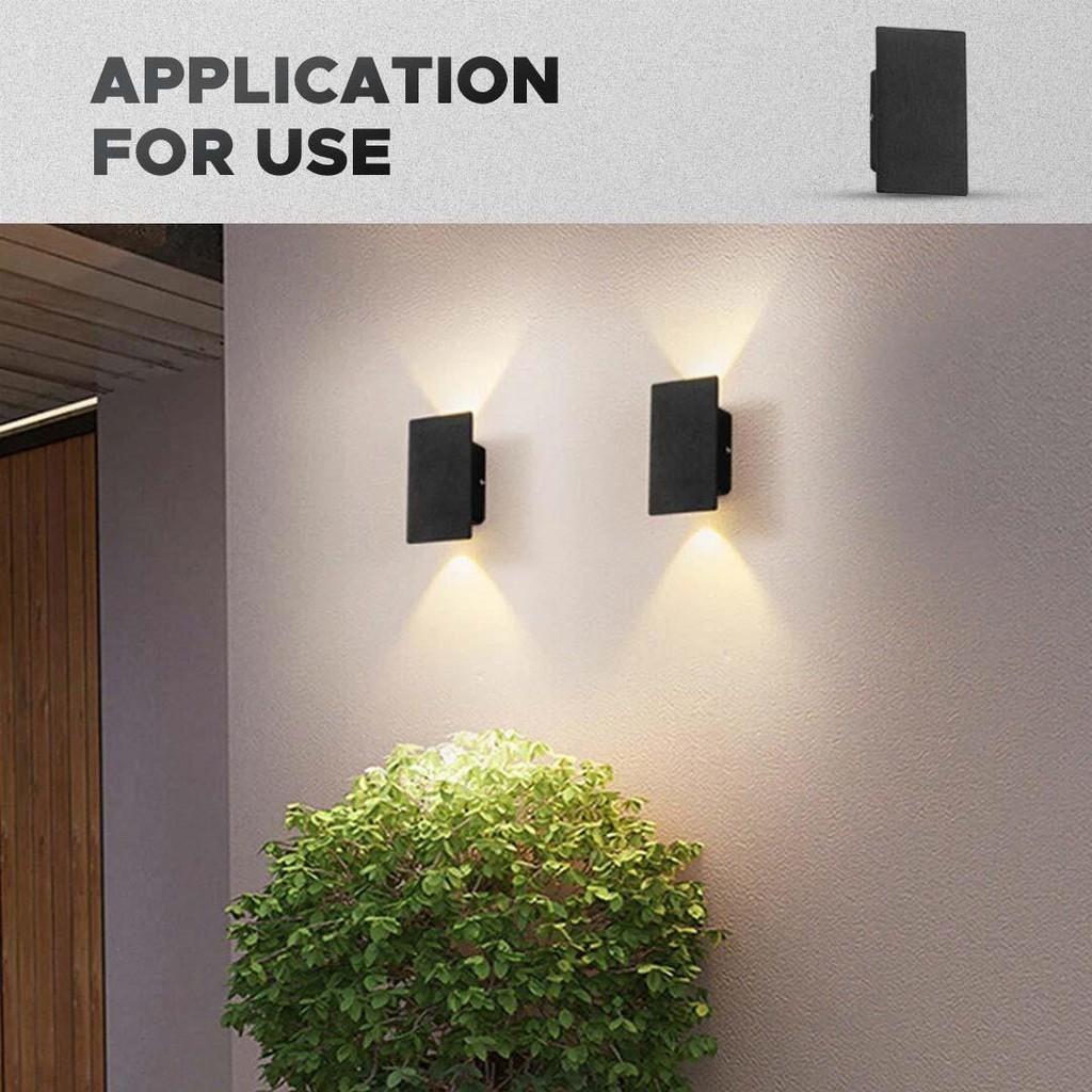 MODERN UP DOWN LED WALL LIGHT DOUBLE SIDE LED WALL LAMP LAMPU DINDING ...