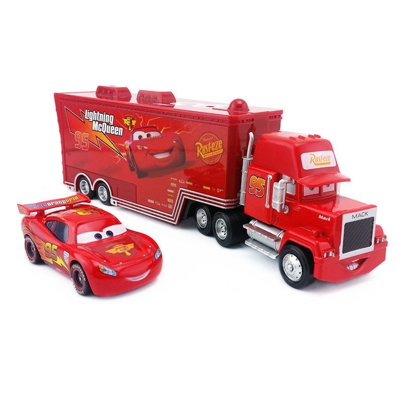 Car Pixar Disney No.95 Mack Racer's Truck Mcqueen 155 Model Kid Toys ...