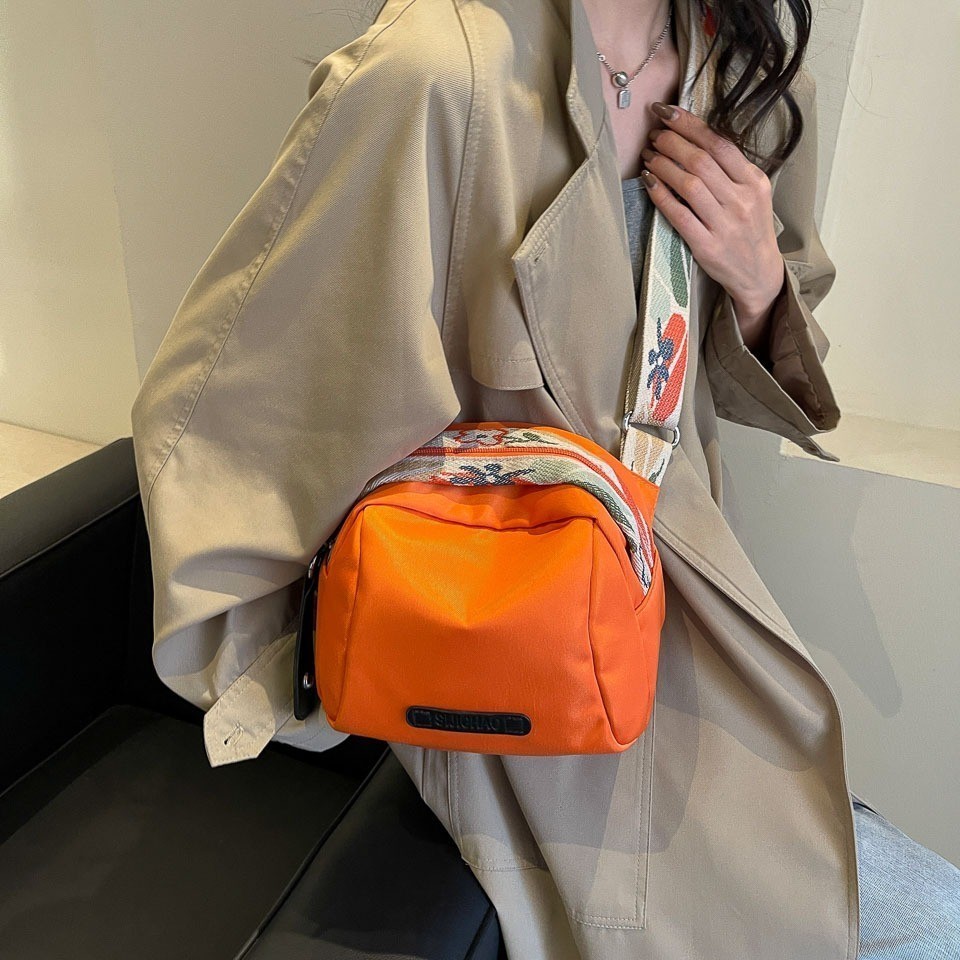 Waterproof Shell Bag Women Wide Shoulder Strap Large Capacity Crossbody ...