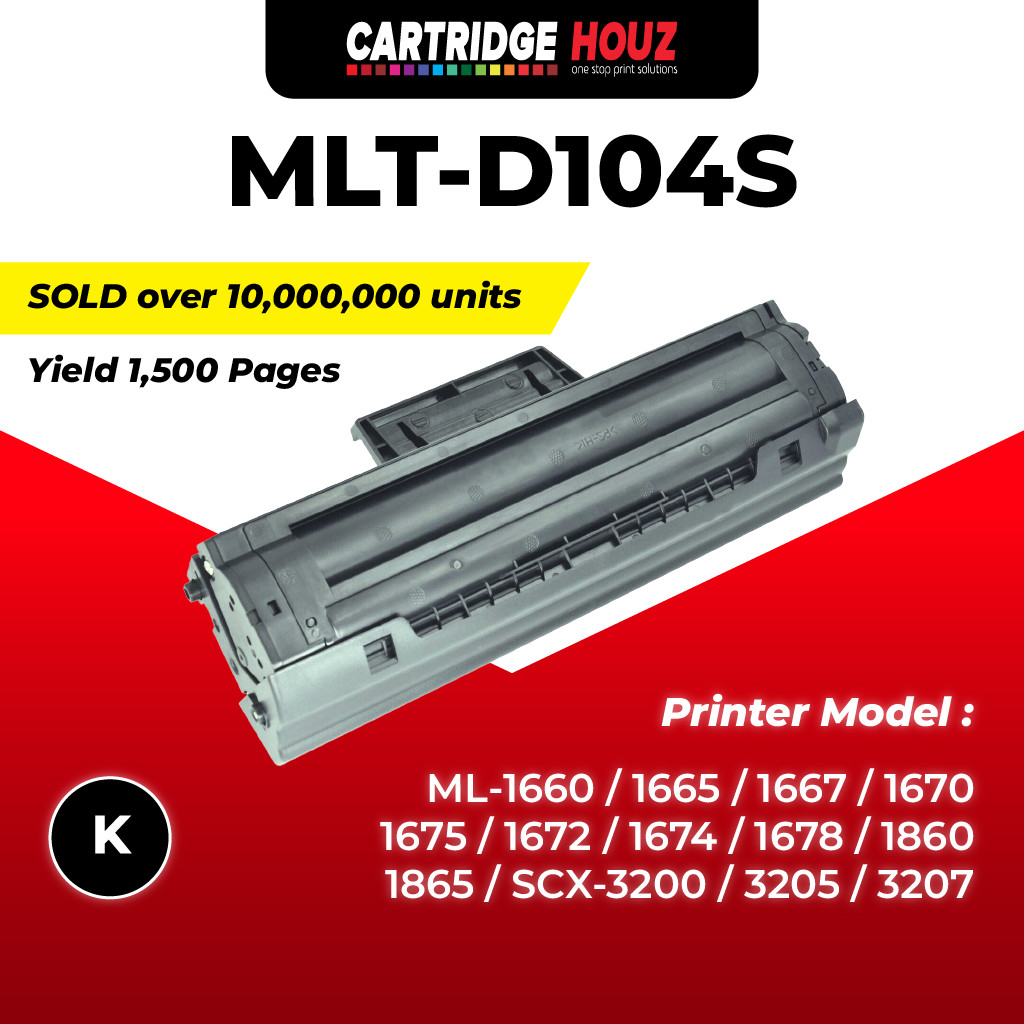 MLT-D104S 1.5K PGS for Compatible Toner for Samsung ML-1670 SCX-3200 ...