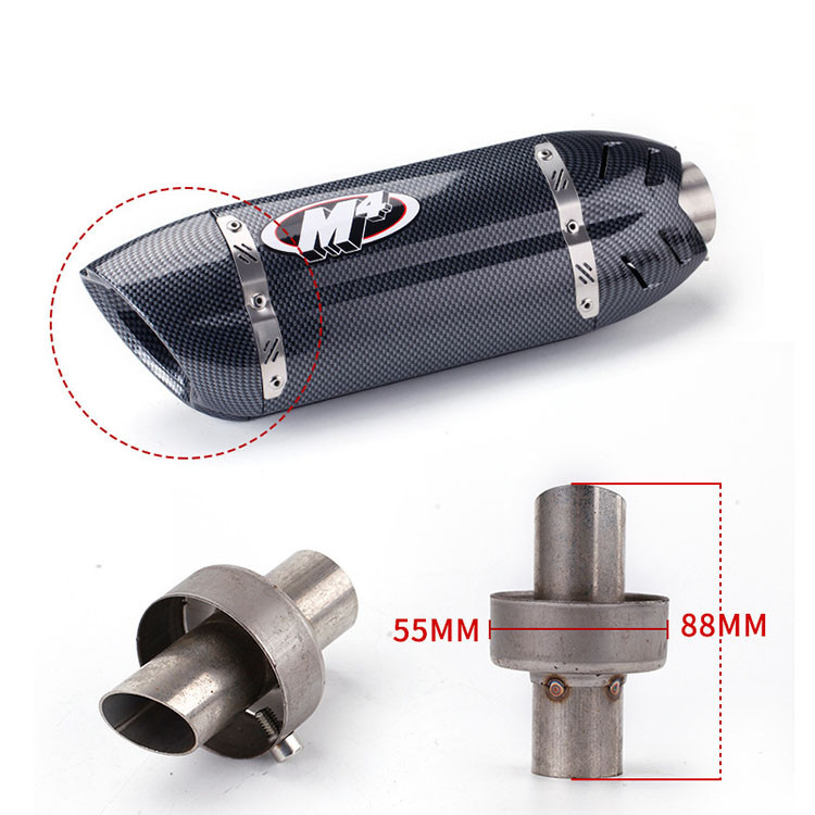 Removable Motorcycle Exhaust Pipe Muffler DB Killer Pipe Baffle Exhaust