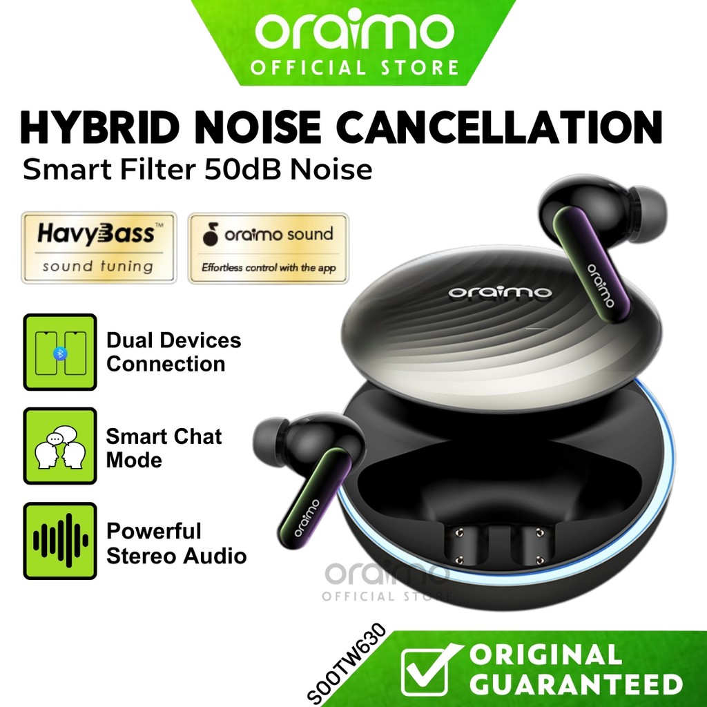 ORAIMO True Bluetooth 5.4 Wireless Earbud With Bass Low Latency And ...