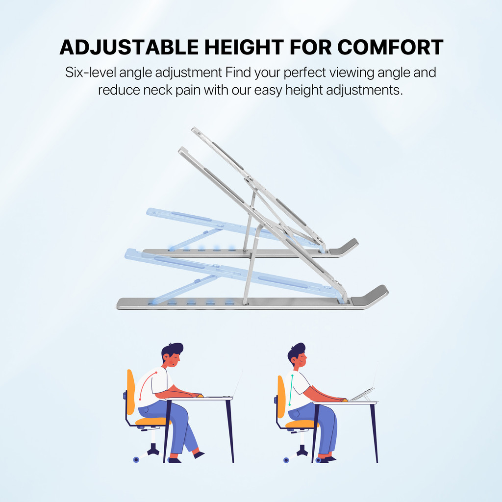 Fantech Notebook Laptop Stand NS12 Aluminum Alloy N Folding Laptop ...