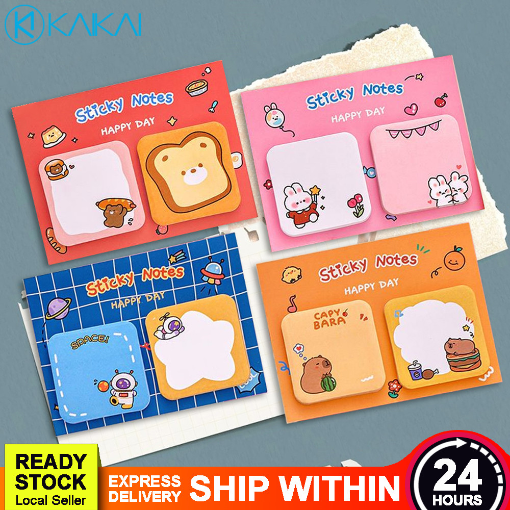 🔥 DAILY PLANNING 🔥 Cartoon Memo Sticky Notes Cute Bookmark Student ...