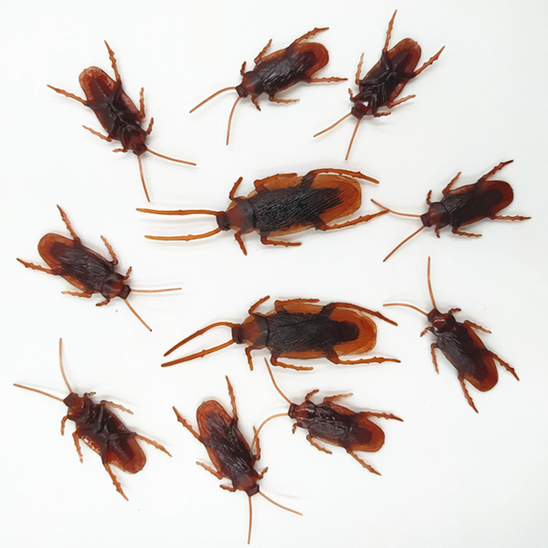 SayYes Halloween Toy Fake Cockroach Prank Cockroach Realistic Fake ...