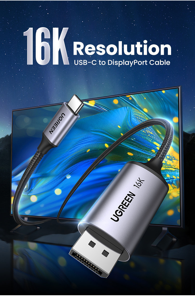 Ugreen Usb C Cable Thunderbolt Displayport USB Type C To