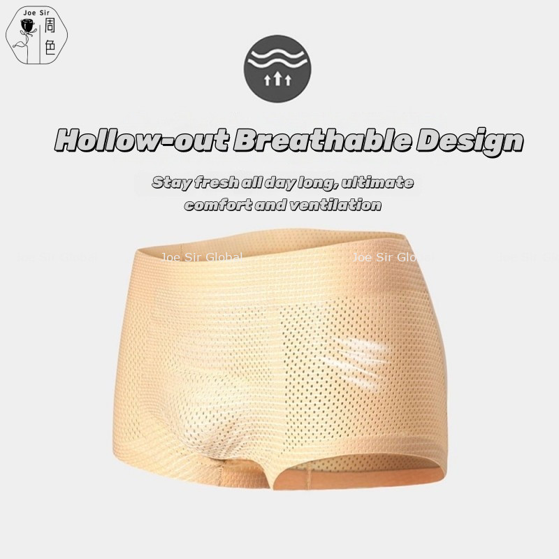 Joe Sir Men Boxer Underwear Pad Padded Boxer Shorts Butt Lifter Padding ...