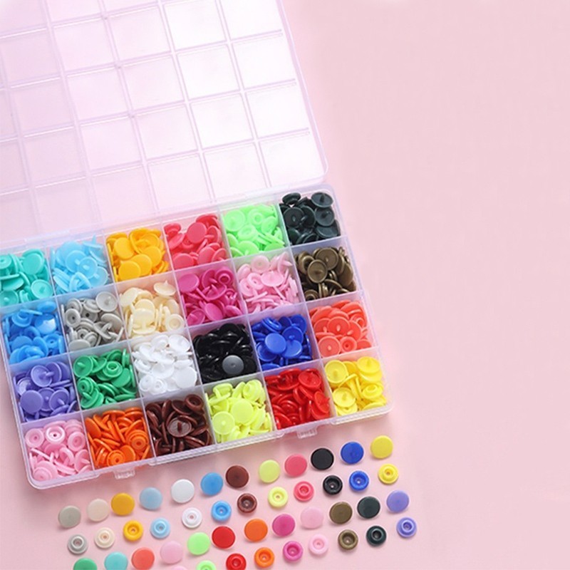 50/100/240pcs Resin Concealed Buckle Environmentally Friendly Baby ...