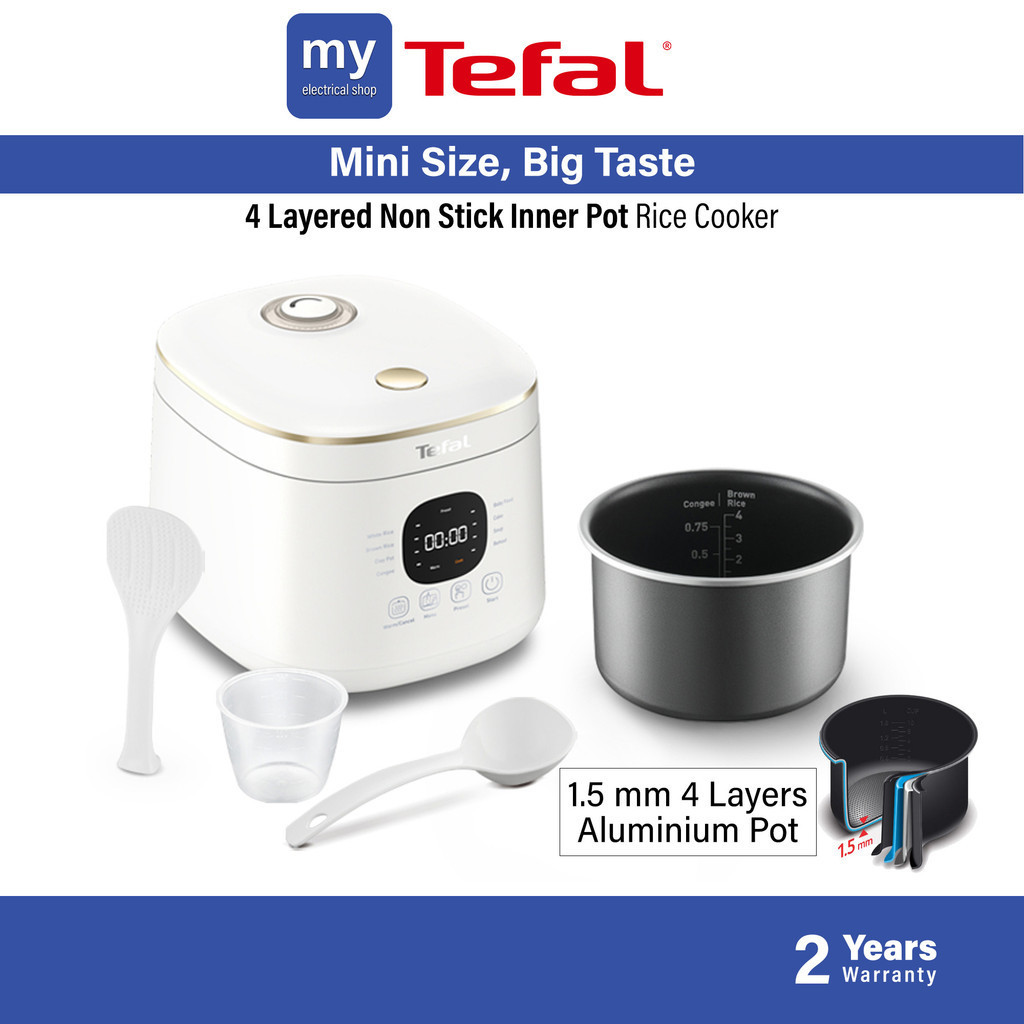 Tefal 0.7 Liter Cute Mini Fuzzy Logic Rice Cooker RK5151 Shopee Malaysia