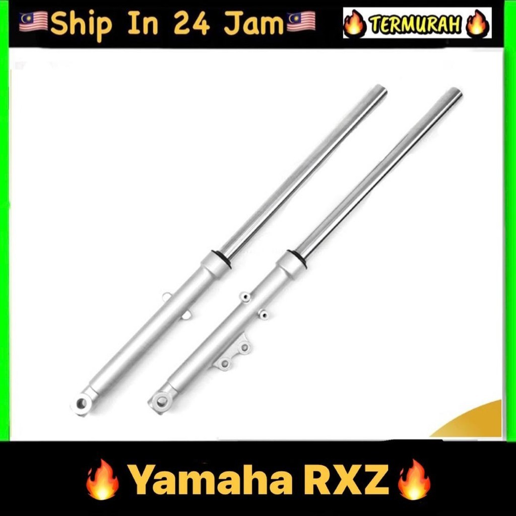 YAMAHA RXZ FRONT FORK ASSY (ST) // RXZ OLD NEW CATAL RXZ BULAT ...