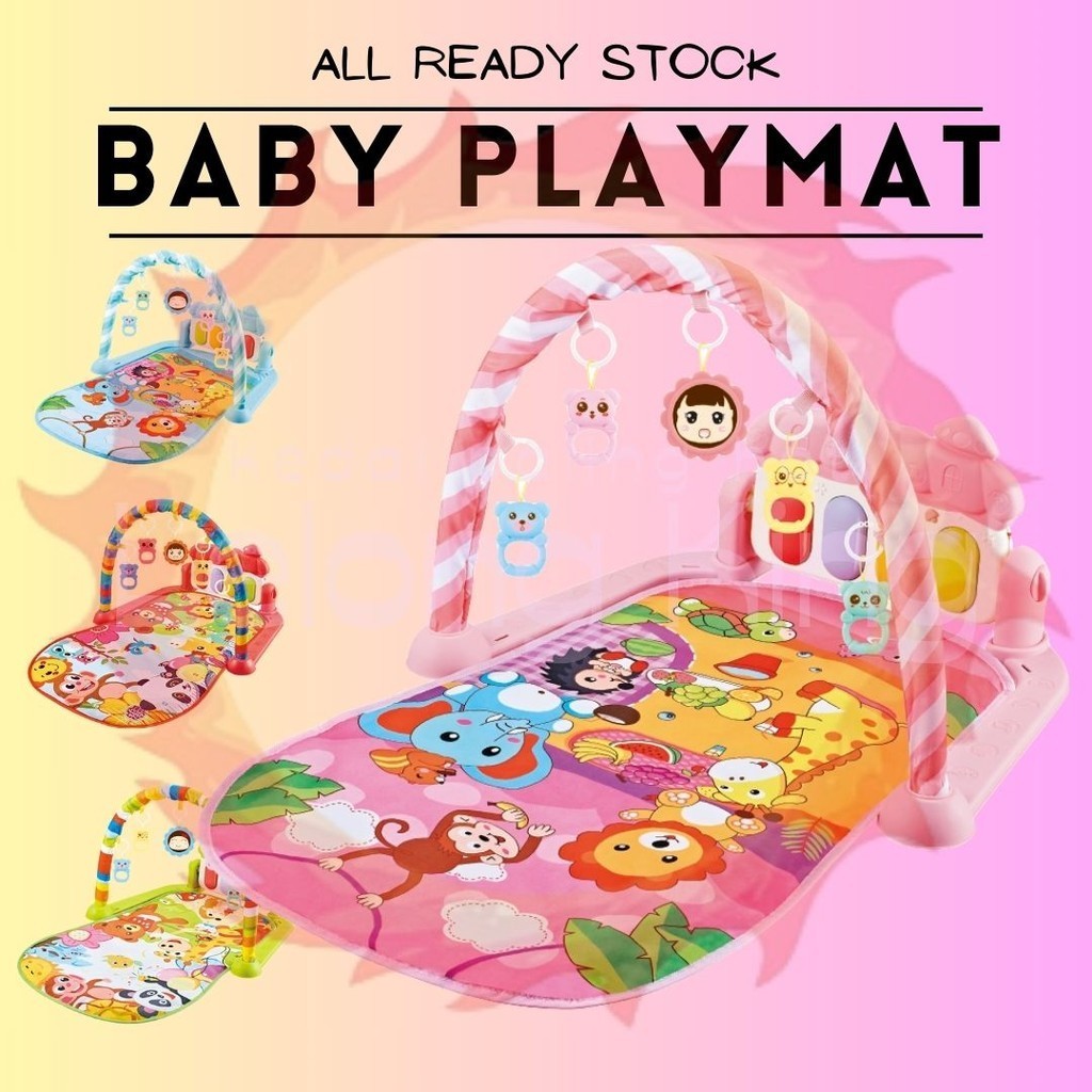 Baby Kick Play Musical Playmat Baby Toys Colourful Musical Play Gym