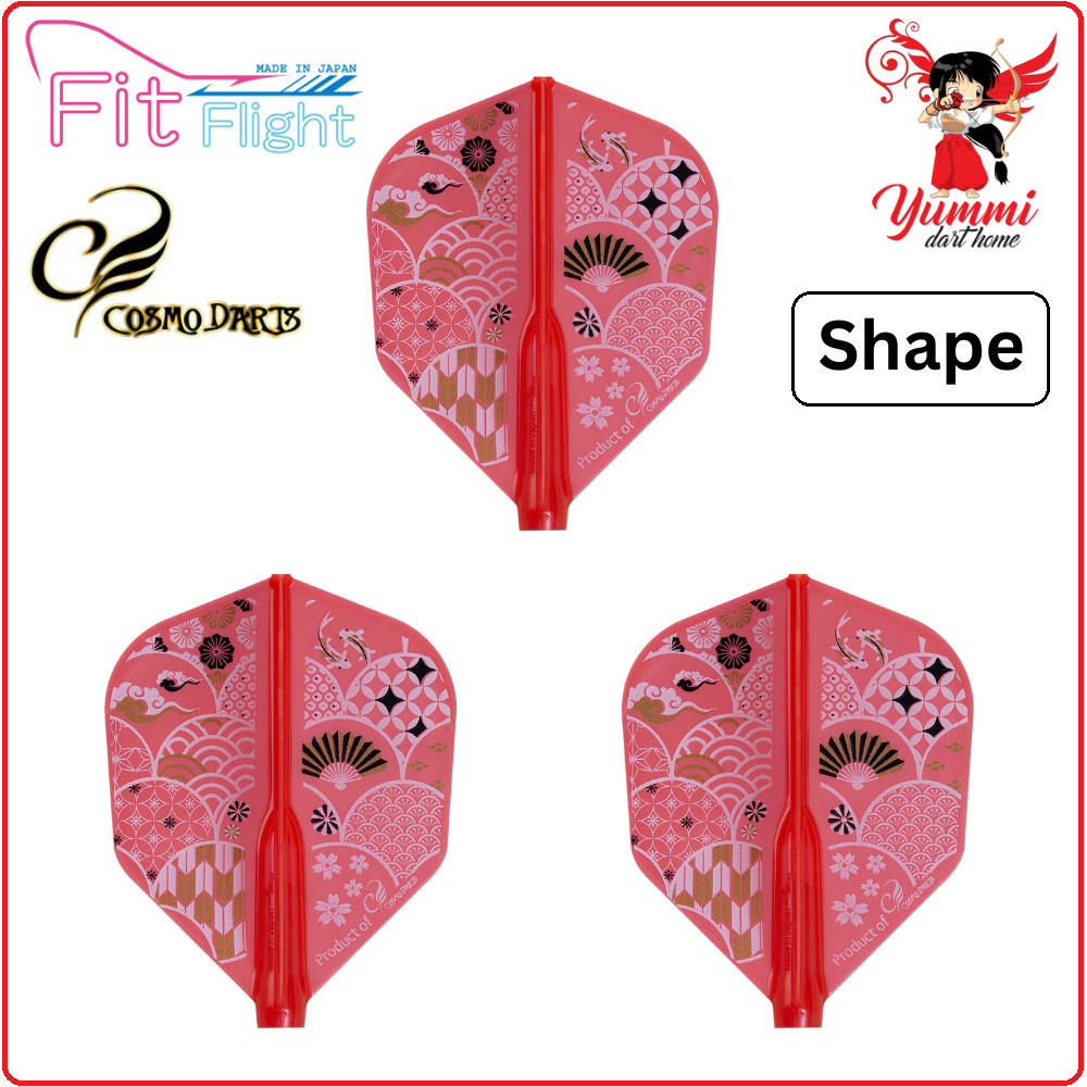 Cosmo Dart Fit Flight Design - Japanese Pattern 2 (Shape) | Shopee Malaysia