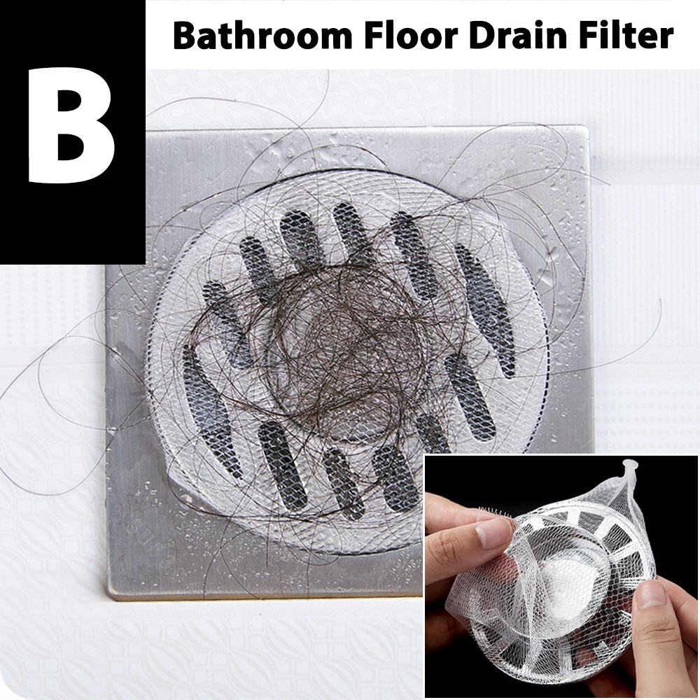 Borong365 Sink Mesh Filter Sink Colander Bathroom Mesh Net Strainer ...