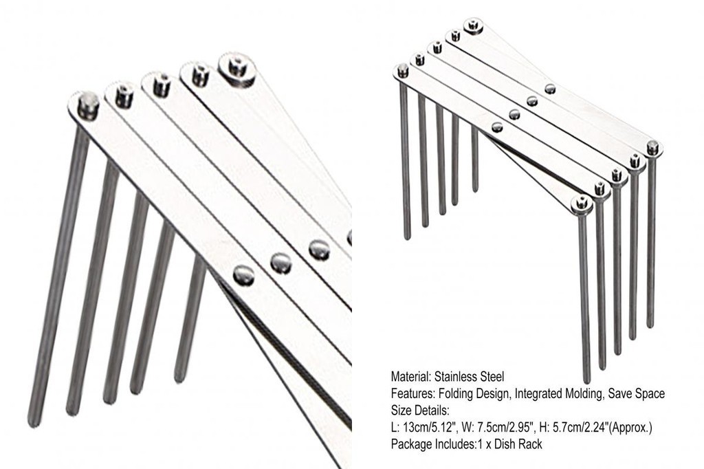 smiles| Pot Lid Rack Folding Telescopic Integrated Molding Plate Holder ...