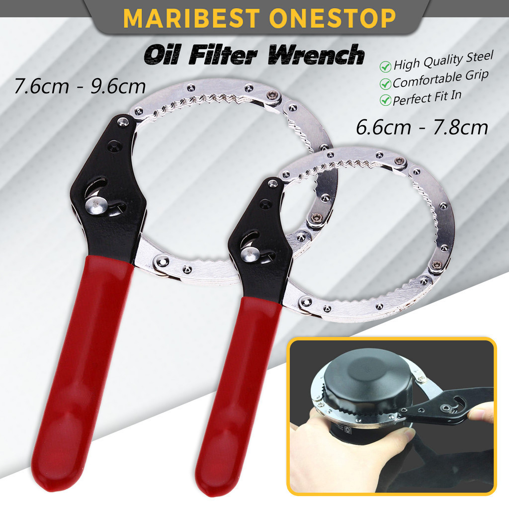 Universal Adjustable Oil Filter Wrench Pembuka Oil Filter Opener ...