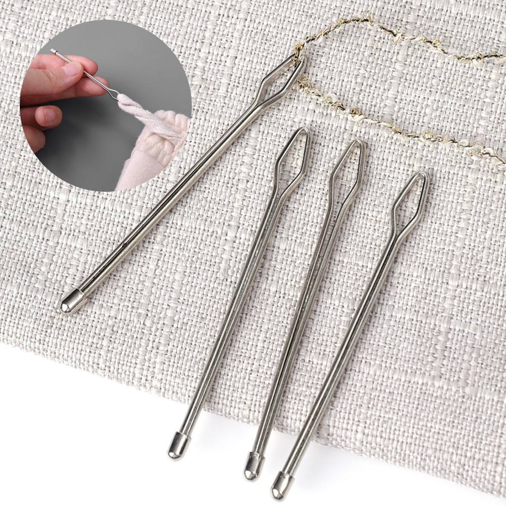 Metal Easy Pull Drawstring Threader for Elastics Sewing Accessories DIY ...