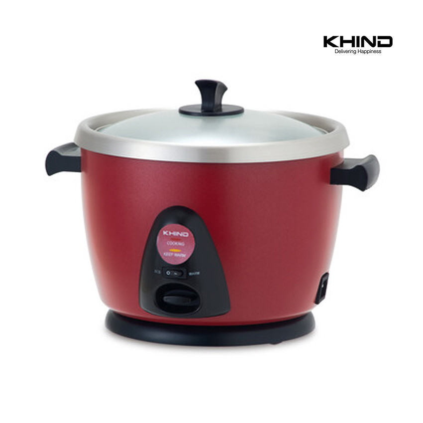 Khind Anshin 0.6L Rice Cooker RC106M (Red Alpha) | Shopee Malaysia