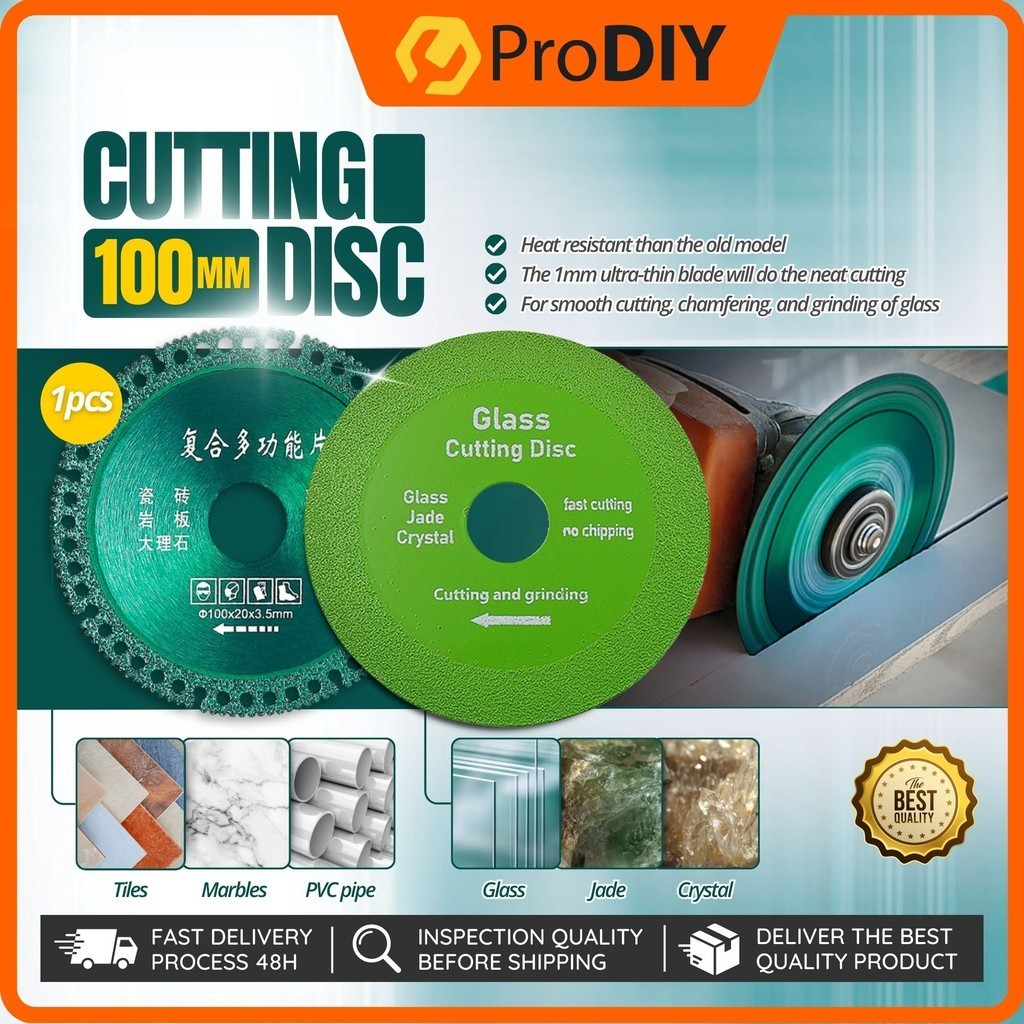 1pcs Multipurpose Diamond Cutting Disc 100mm / 4inch Marble Tiles PVC