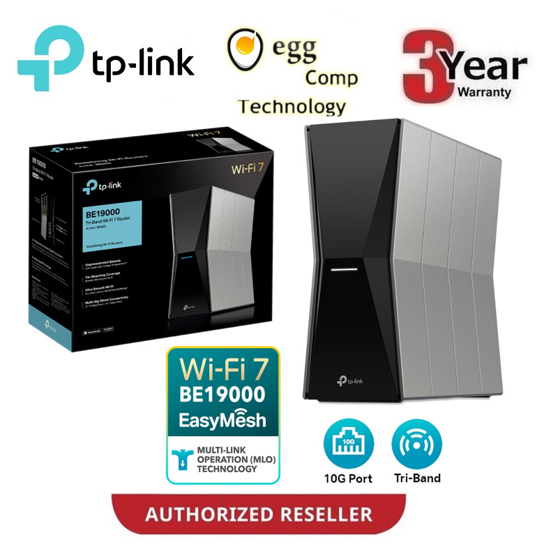 TP LINK ARCHER BE805 BE19000 TRI BAND WIFI 7 ROUTER | Shopee Malaysia
