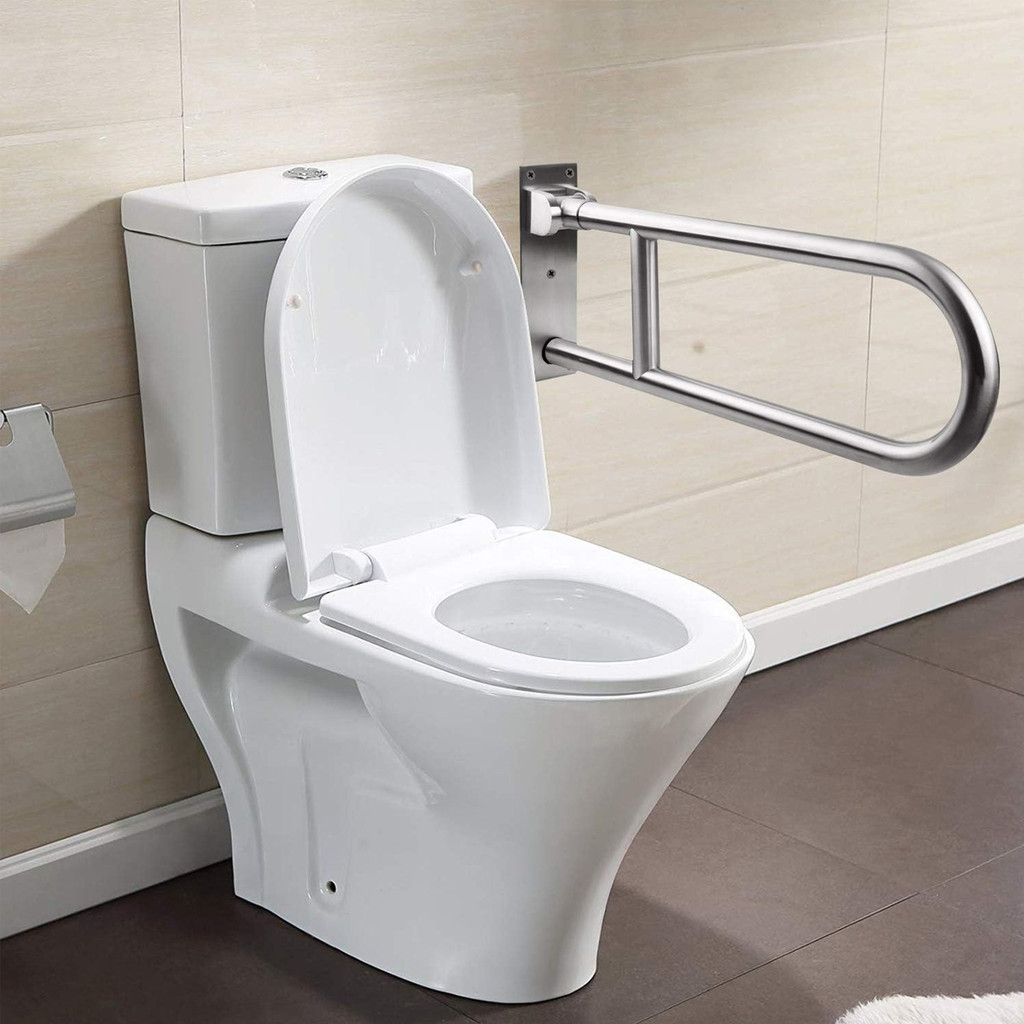 💯HIGH QUALITY💯 BATHROOM SUS304 STAINLESS STEEL SAFETY TOILET HANDICAPED ...