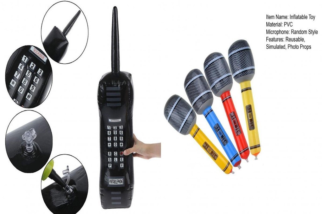 MYT- Reusable Inflatable Toy Inflatable Portable Phone Toy Retro ...