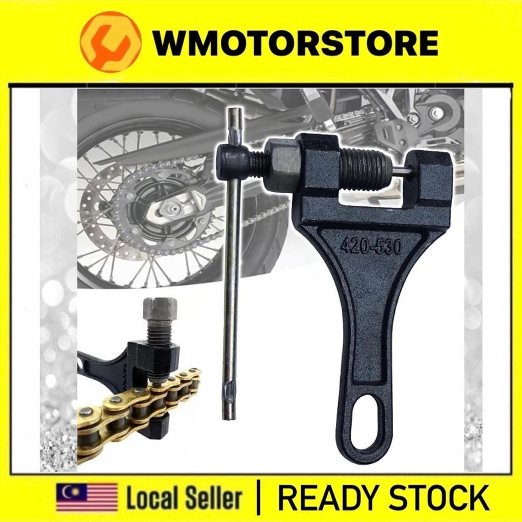 Motorcycle Heavy Duty Chain Cutter Breaker Gold CHAIN 428H O-RING 415H ...