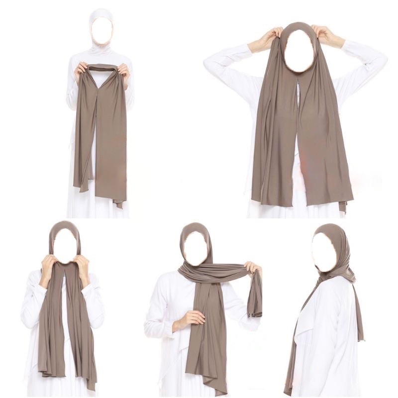 Pleated Tie Instant Hijab Scarf (5 Colors) - Mary Cheffer