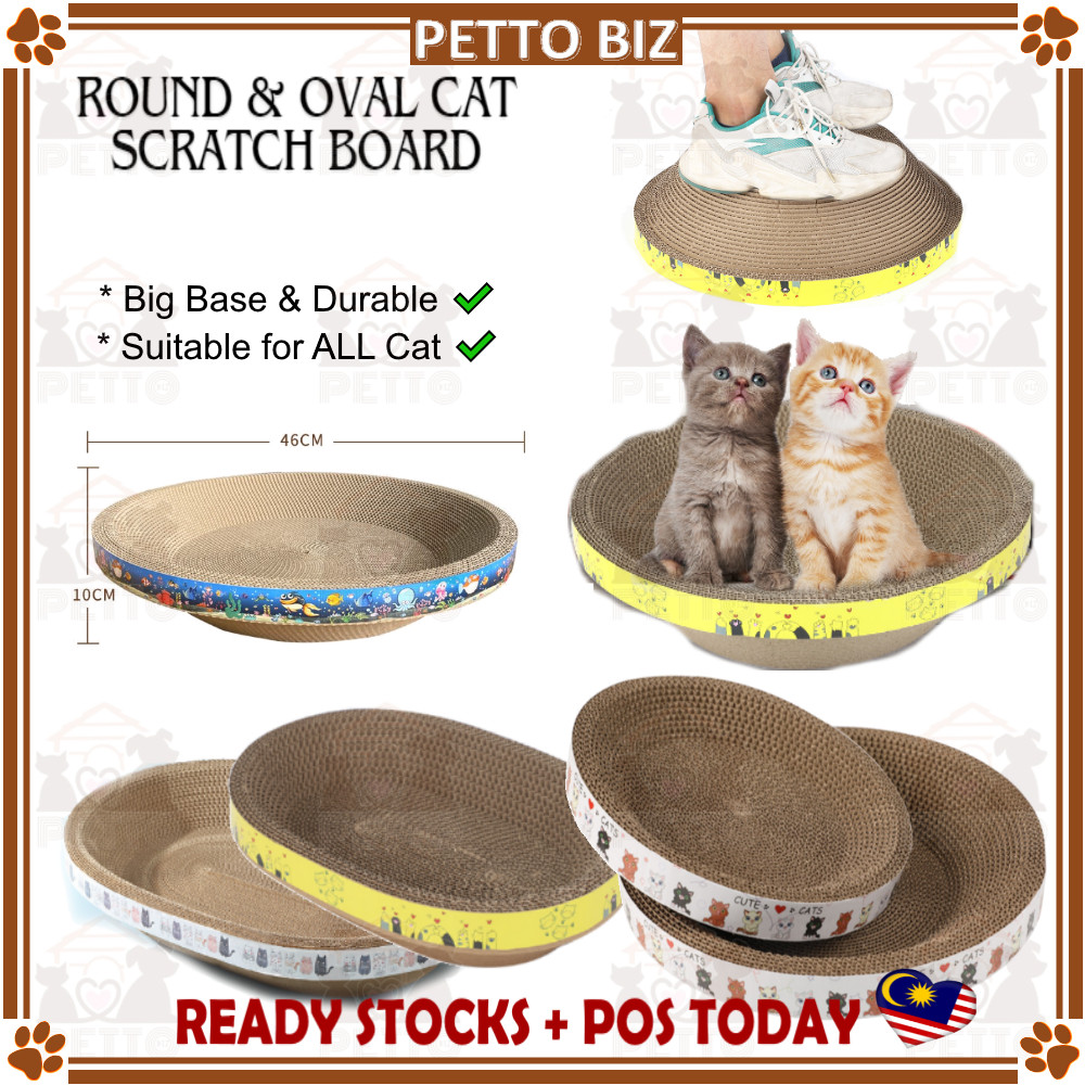 Round Shape Pet Cat Scratch Board Pad Scratcher Bed Mat Claws Care Pet