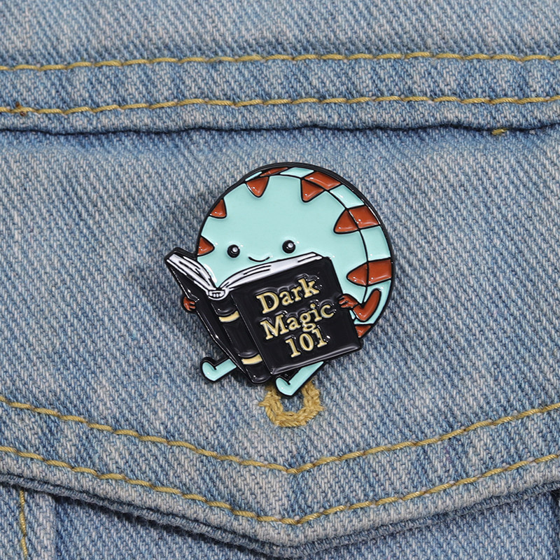 Peppermint Butler Dark Magic 101 Brooches Cartoon Monster Magic Enamel ...