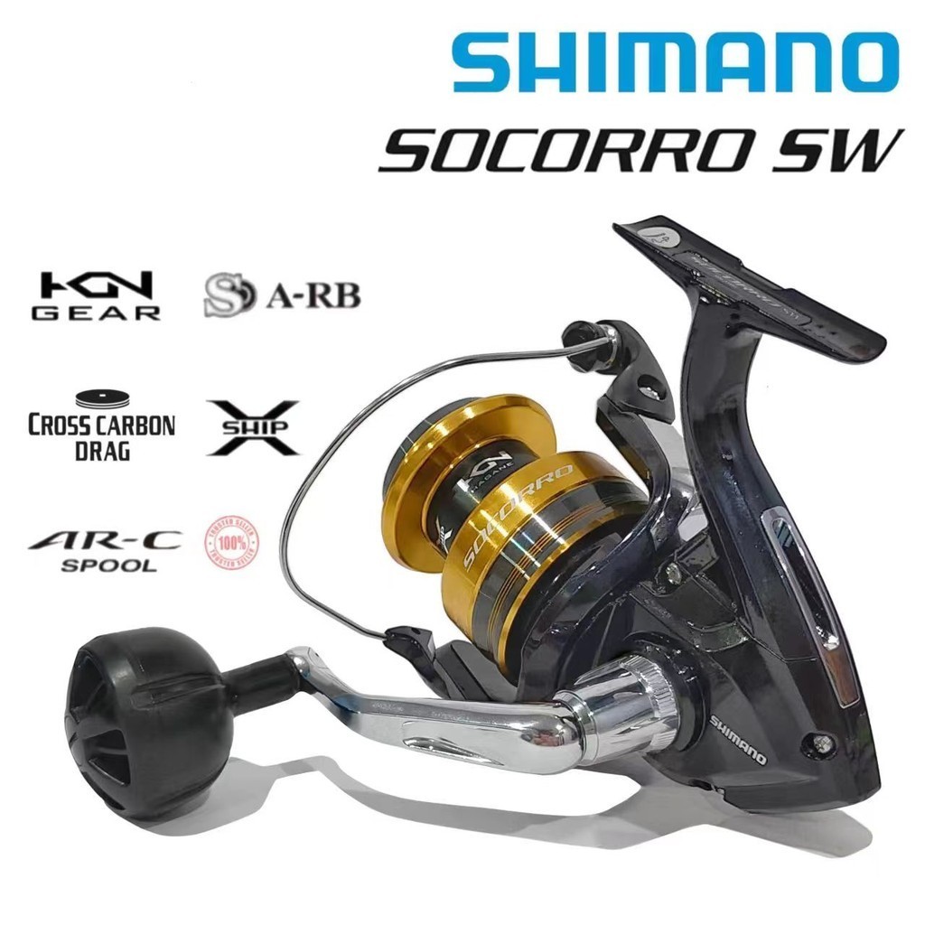 cheap shimano reels malaysia SHIMANO SOCORRO SW SPINNING FISHING REEL