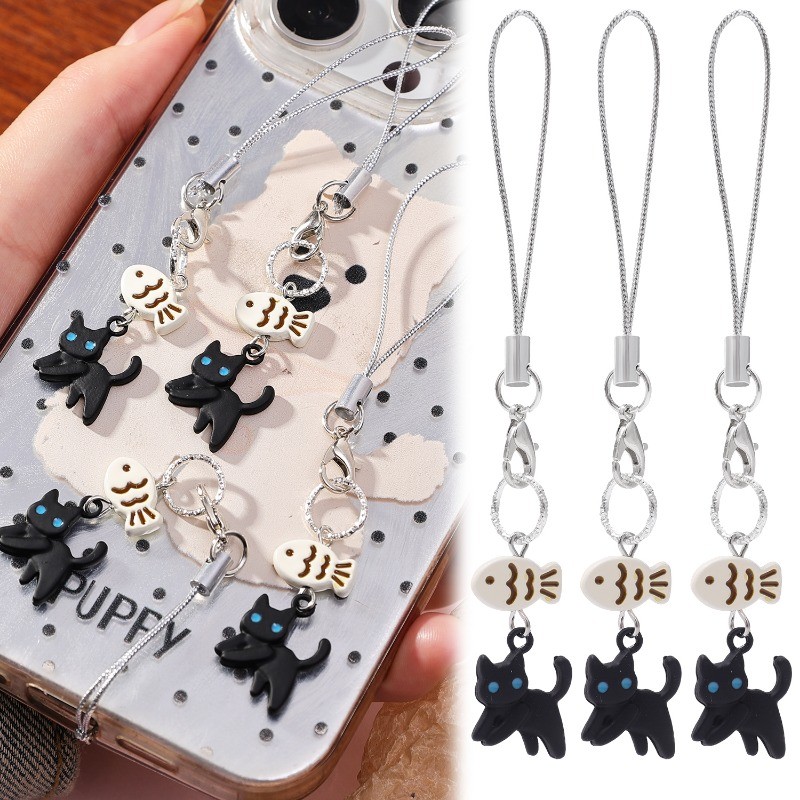 Kawaii Miffy Phone Chain Pendant - Keyring Hanging Chain - Mobile Phone ...