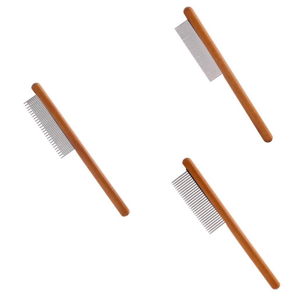 Wooden Handle Cat Flea Comb Gentle And Effective Flea Removal Prevents