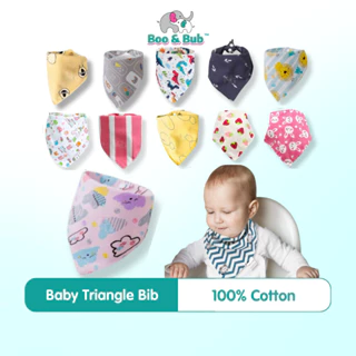 Baby Bibs Petal Shape Cartoon Super Absorbent Drool Bibs Teething Bib