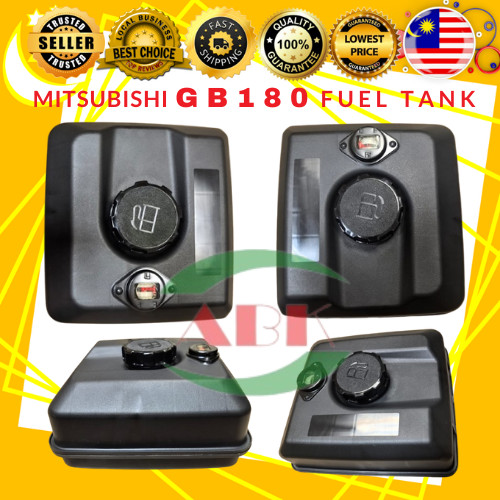 MITSUBISHI GB180 ENGINE FUEL TANK ASSY NYLON + GAUGE ( PLASTIC 