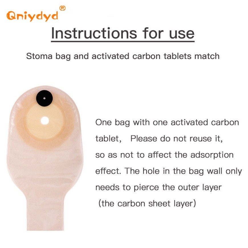 Ostomy bag filter carbon sheet activated carbon sheet to absorb odor ...