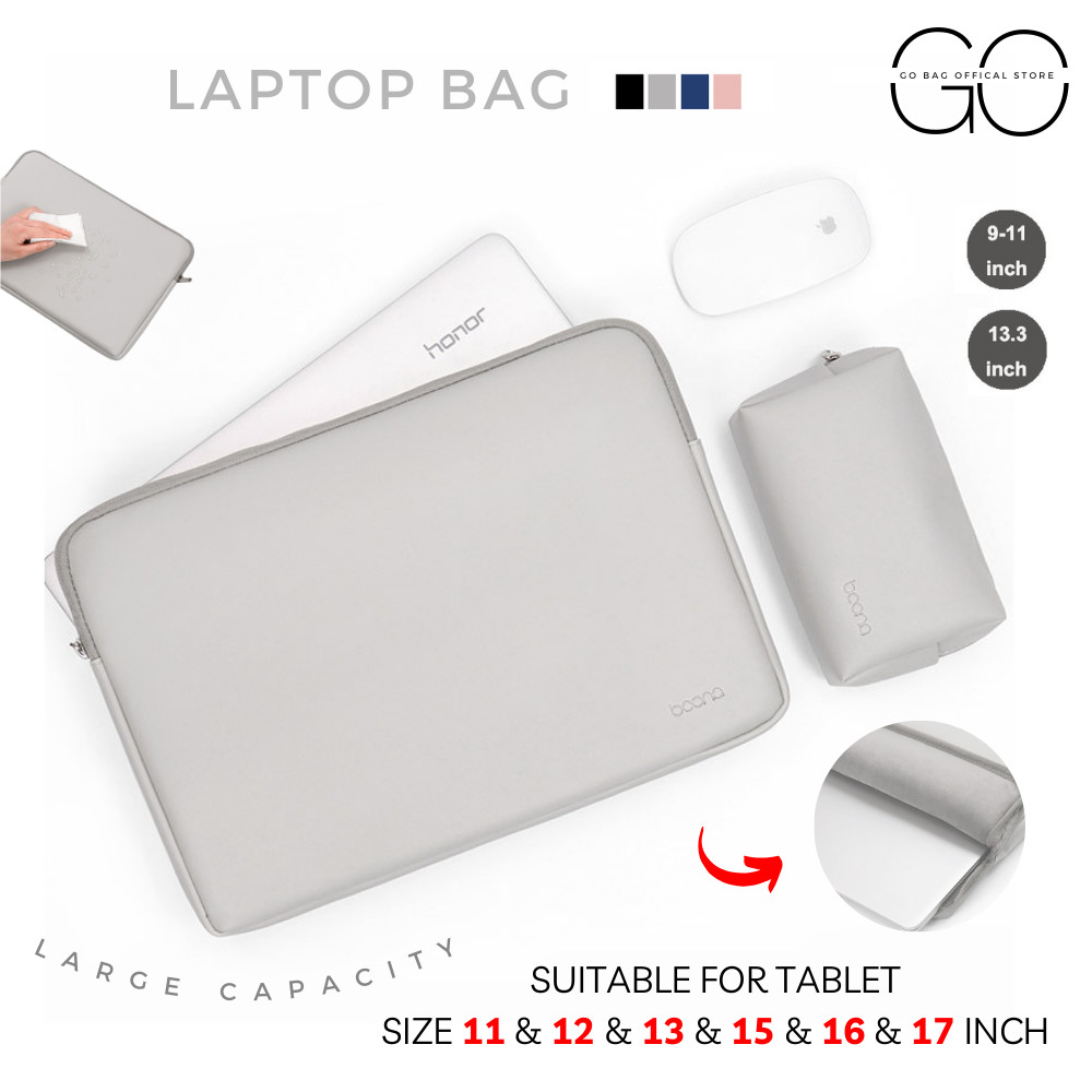 [ 11 -17 inch ] Laptop Sleeve Soft Case Waterproof For Notebook Beg ...