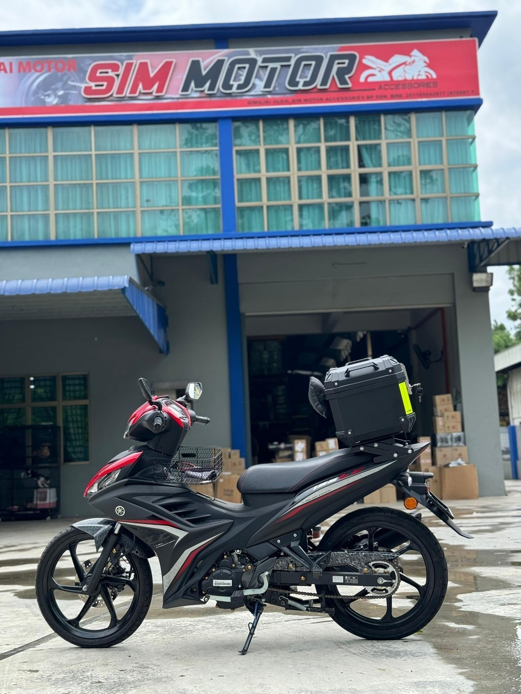 Top Box Abs 45l + Rack Full set Free Dapat Pillow + Rack . y15zr Y16zr ...