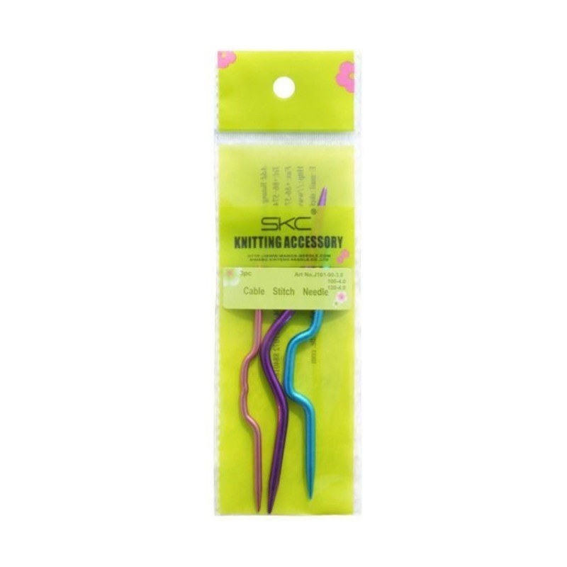 3pcs SKC U-shaped Needle Aluminum Pin Knitting Tool Twisted Curved ...