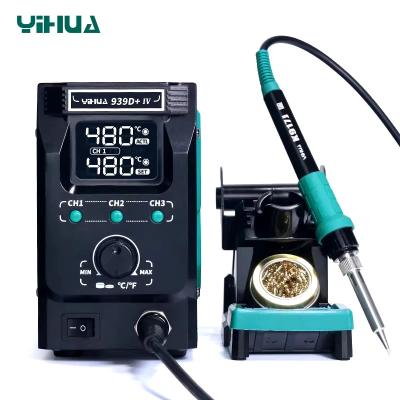 YIHUA 939D+ IV Intelligent hot air solder table Power Supply Solder ...