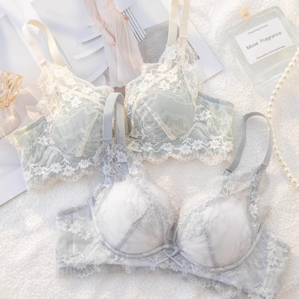 Lace French lingerie, sexy girls' lingerie, small bust size for