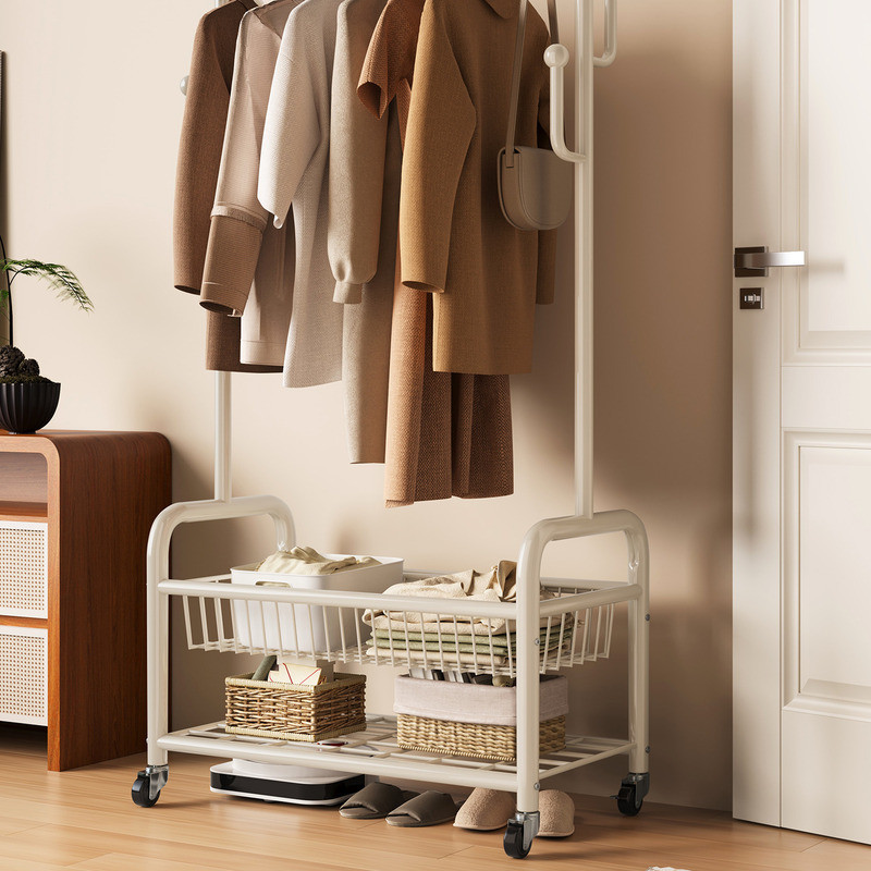 Hanging Clothes Rack Floor To Ceiling Bedroom Simple And Movable ...